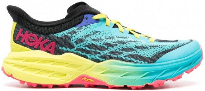 HOKA Speedgoat 5 sneakers met vlakken Blauw