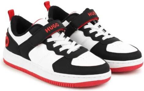 HUGO KIDS Sneakers met logopatch Wit