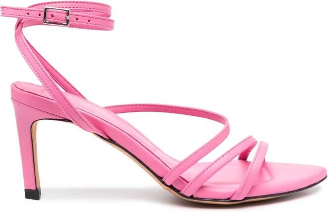 IRO Gia leren sandalen Roze