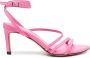 IRO Gia leren sandalen Roze - Thumbnail 1