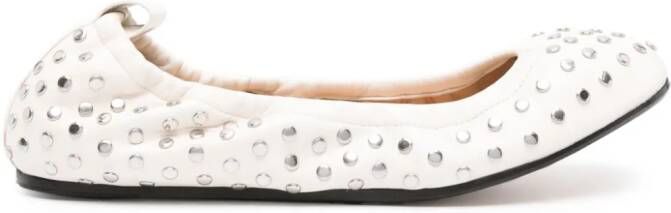 ISABEL MARANT Belna ballerina's met studs Wit