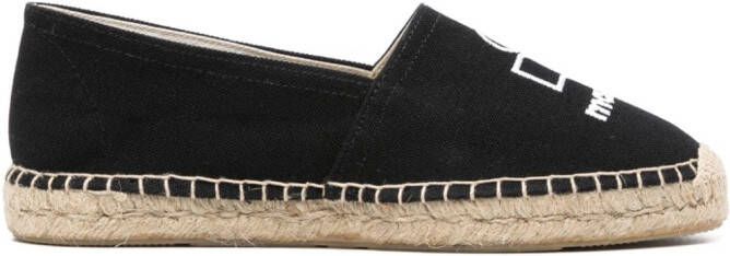 ISABEL MARANT Canae espadrilles met logo Zwart