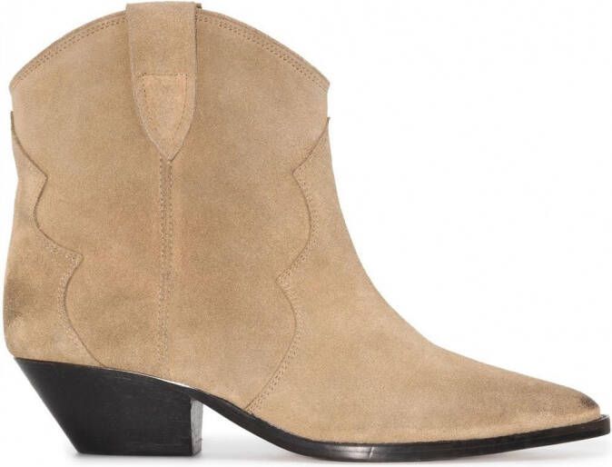 ISABEL MARANT Dewina cowboylaarzen Beige