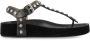 ISABEL MARANT Enore leren sandalen met studs Zwart - Thumbnail 1