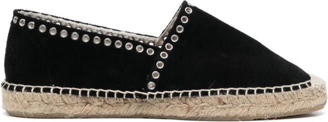 ISABEL MARANT Suède espadrilles Zwart