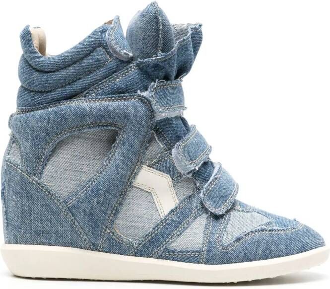 ISABEL MARANT Kriss high-top sneakers Blauw