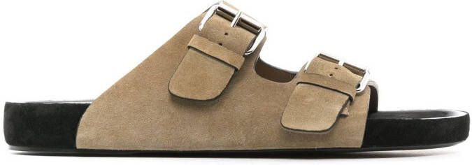 MARANT Lekson sandalen met dubbele bandjes Beige