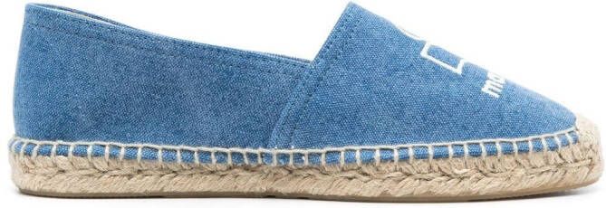 ISABEL MARANT Espadrilles met logoprint Blauw