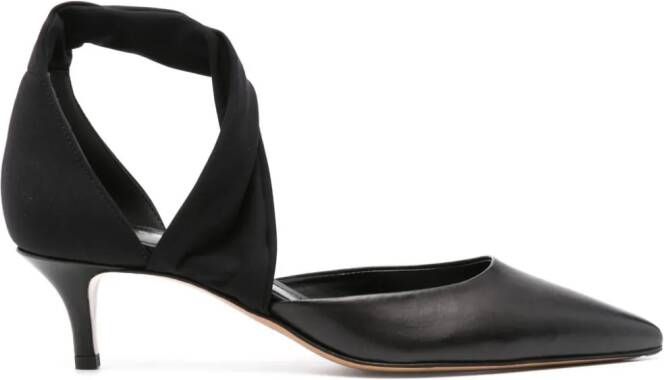 ISABEL MARANT Perney leren pumps Zwart