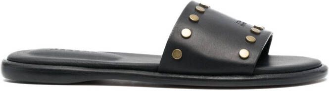 ISABEL MARANT Slippers verfraaid met studs Zwart