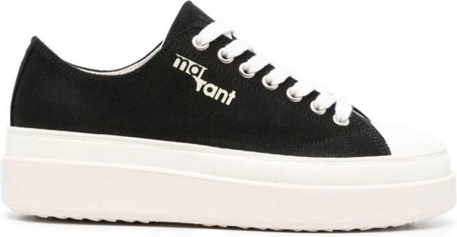 ISABEL MARANT Sneakers met logoprint Zwart