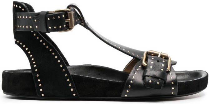 ISABEL MARANT Gladiator sandalen met studs Zwart