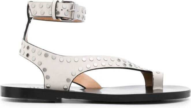 ISABEL MARANT Sandalen met studs Wit