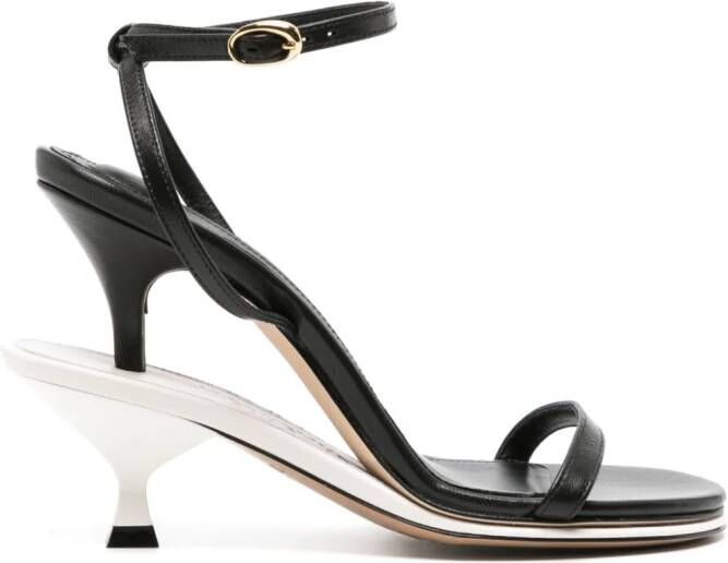 Jacquemus Les Doubles 100 sandalen Zwart