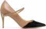 Jennifer Chamandi Pumps met colourblocking Bruin - Thumbnail 1