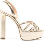 Jennifer Chamandi Roberto sandalen met plateauzool Goud - Thumbnail 1