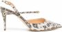 Jennifer Chamandi Vittorio leren slingback pumps Wit - Thumbnail 1