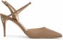 Jennifer Chamandi Vittorio pumps met hak Bruin - Thumbnail 1