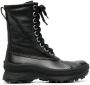 Jil Sander Combat boots met veters Zwart - Thumbnail 1