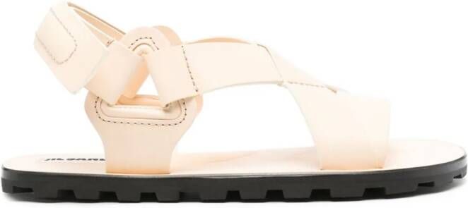 Jil Sander Sandalen met meerdere bandjes Beige