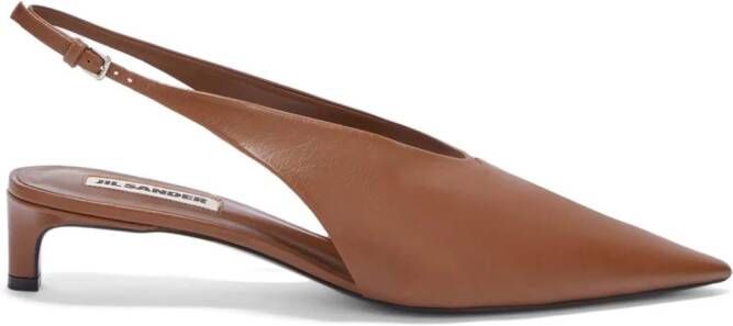 Jil Sander Slingback pumps Bruin