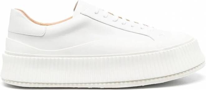 Jil Sander Sneakers met plateauzool Wit