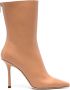 Jimmy Choo Agathe laarzen met puntige neus Beige - Thumbnail 1