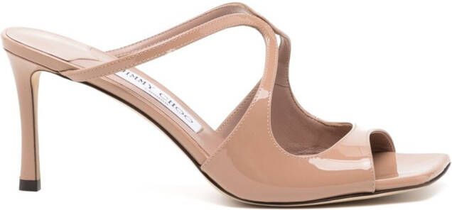 Jimmy Choo Anise leren muiltjes Beige