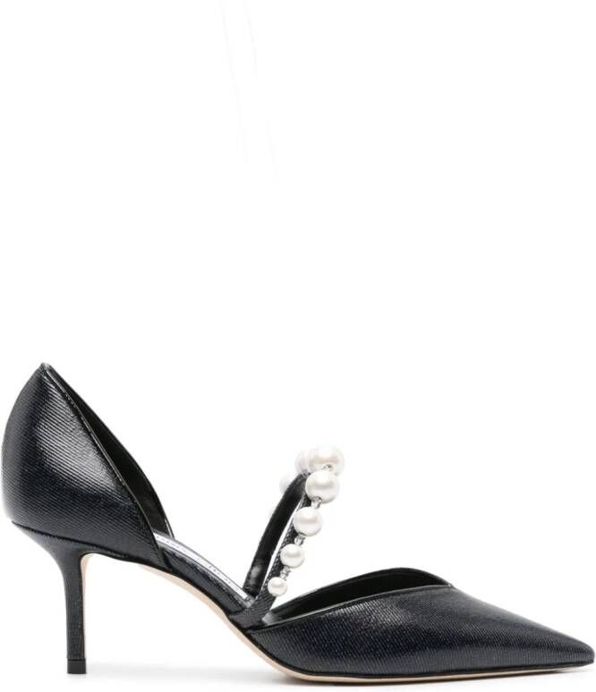 Jimmy Choo Aurelie pumps verfraaid met parels Blauw