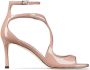 Jimmy Choo Nude & Neutrale Patentleren Sandalen Beige Dames - Thumbnail 2