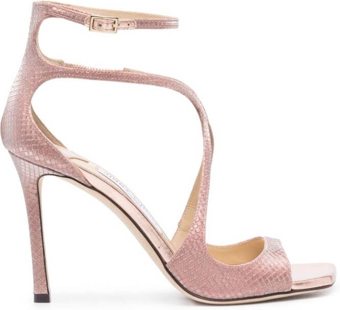 Jimmy Choo Azia leren sandalen Roze