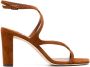 Jimmy Choo Azie 80mm suède sandalen Bruin - Thumbnail 1