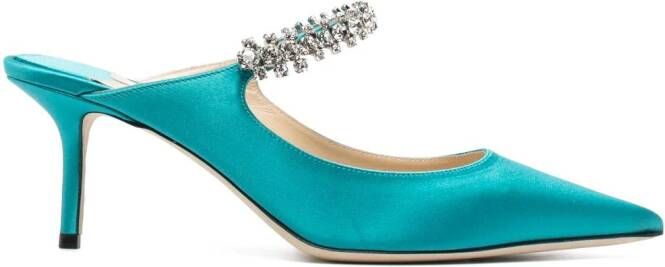 Jimmy Choo Bing pumps verfraaid met kristallen Blauw