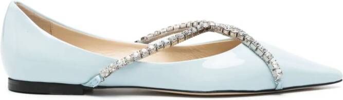 Jimmy Choo Genevi ballerina's Blauw