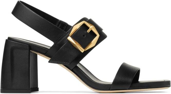 Jimmy Choo Hawke 70 mm sandalen met gesp Zwart