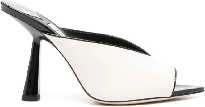 Jimmy Choo Maryanne 100 mm muiltjes Beige