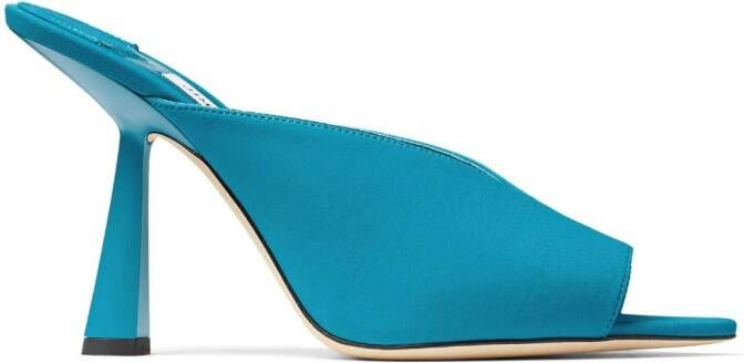 Jimmy Choo Maryanne muiltjes met open neus Blauw