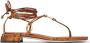 Jimmy Choo Onyxia leren sandalen Bruin - Thumbnail 1