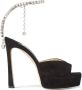 Jimmy Choo Gilda sandalen verfraaid met kristallen Zwart - Thumbnail 1