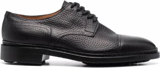 John Lobb Leren derby schoenen Zwart