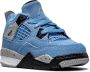 Jordan Kids Jordan 4 Retro sneakers kinderen rubber suède StofStof 3C Blauw - Thumbnail 1