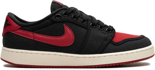 Jordan "Air 1 KO Low Bred sneakers" Zwart