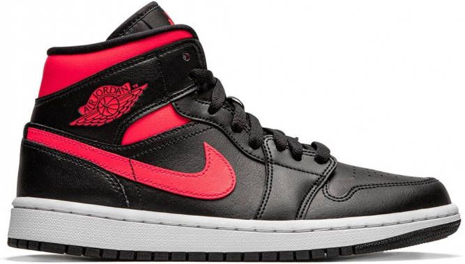 Jordan Air 1 mid-top sneakers Zwart