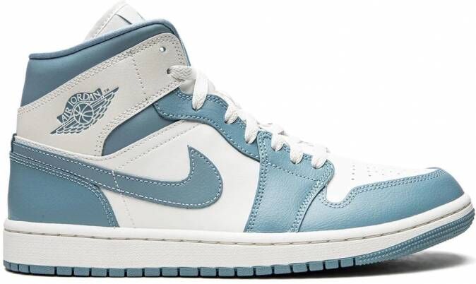 Jordan 1 mid dames blauw new arrivals