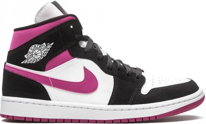 Jordan Air 1 mid-top sneakers Zwart