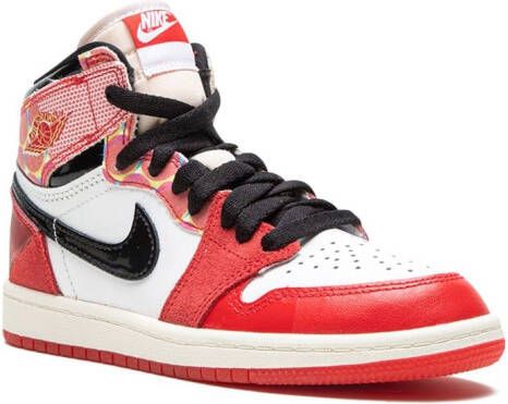 Jordan Kids x Spider-Man Across the Spider-Verse Air Jordan 1 sneakers Rood