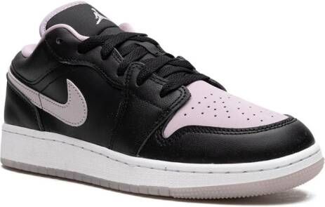 Jordan Kids "Air Jordan 1 Low Black Iced Lilac sneakers" Zwart