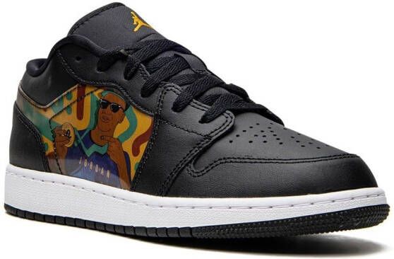 Jordan Kids Air Jordan 1 Low 'Hologram' sneakers Zwart