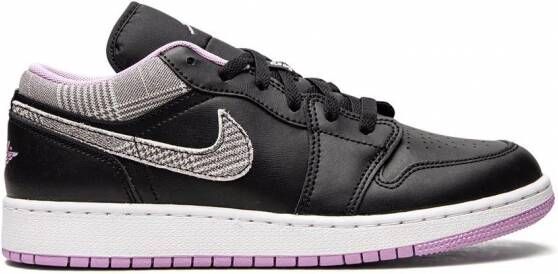 Jordan Kids "Air Jordan 1 Low Houndstooth sneakers" Zwart