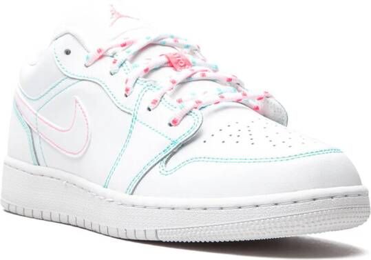 Jordan Kids Air Jordan 1 low-top sneakers Wit